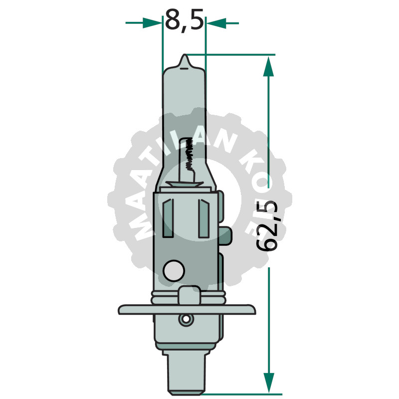Halogeenipolttimo H1