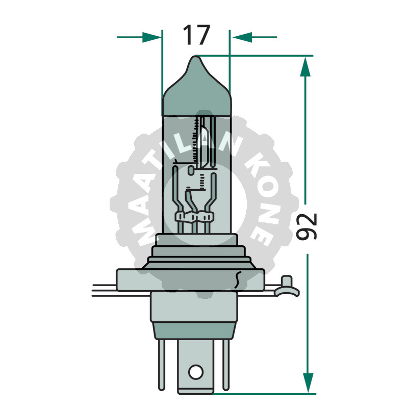 Halogeenipolttimo H4