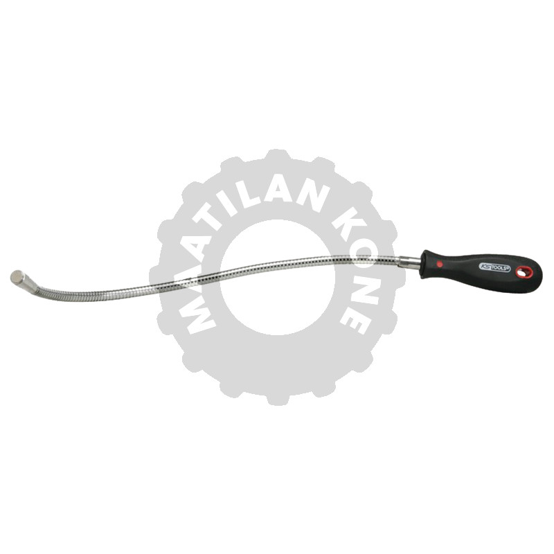 Magneetti taipuisalla varrella, pituus 510mm, pään halkaisija 15mm