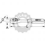 1/2" räikkäväännin - Image 2