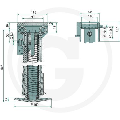Hydraulinen tukijalka - Image 2